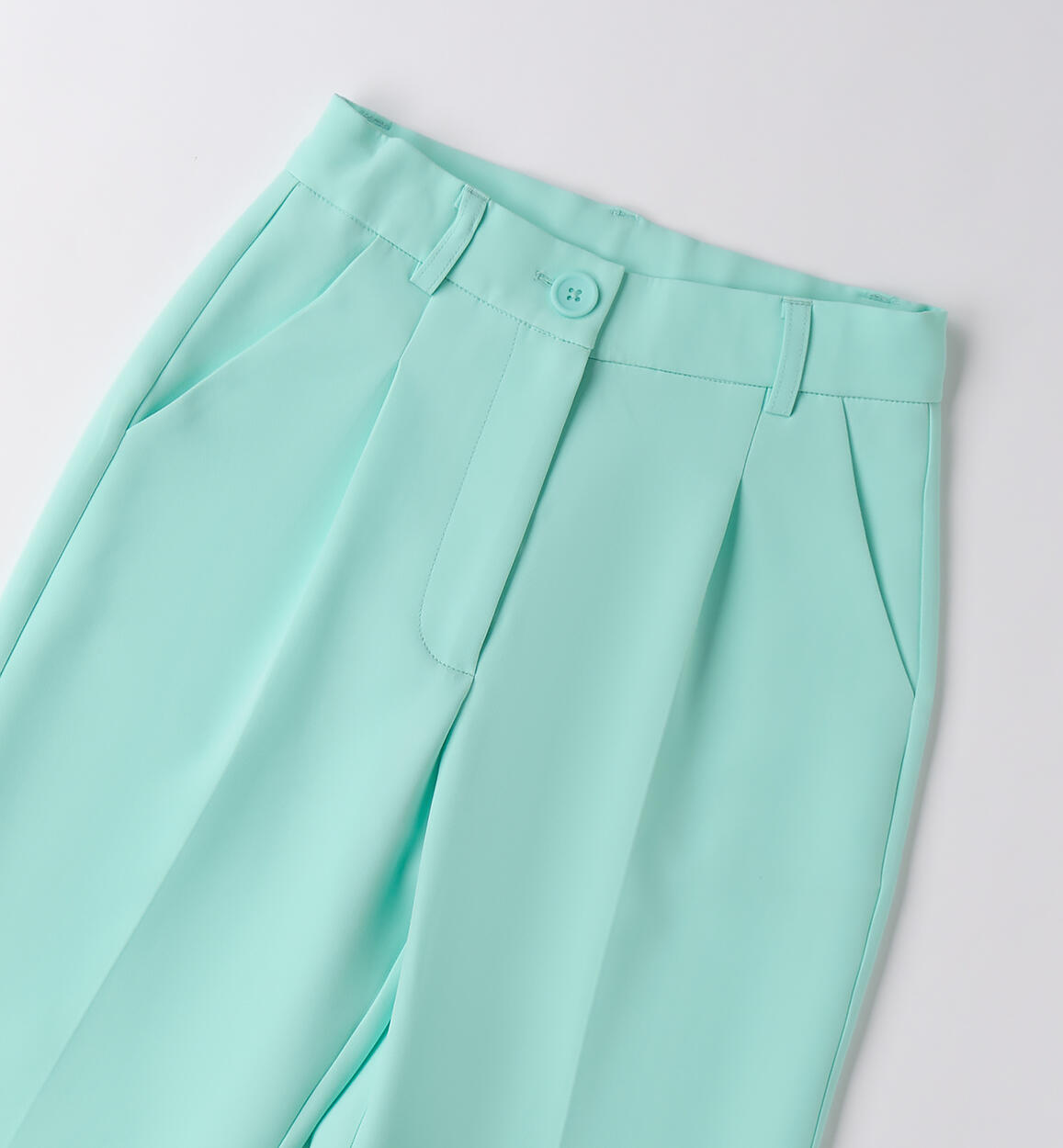 Pantalone cerimonia ragazza VERDE CHIARO-4634 - 2564B73400