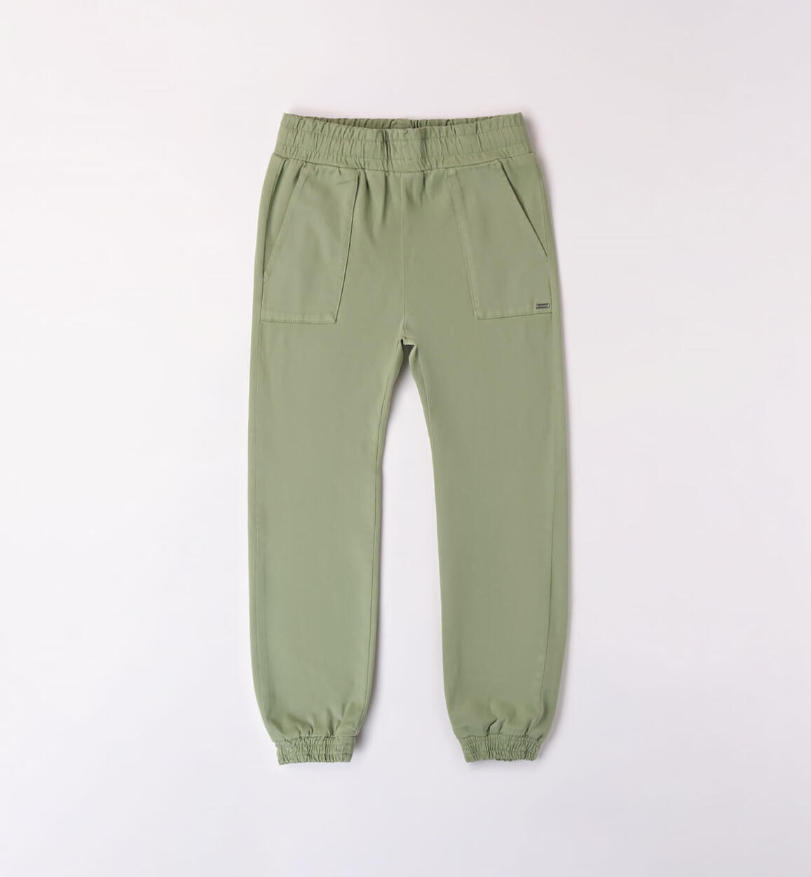 Pantalone con tasche per ragazza VERDE Sarabanda