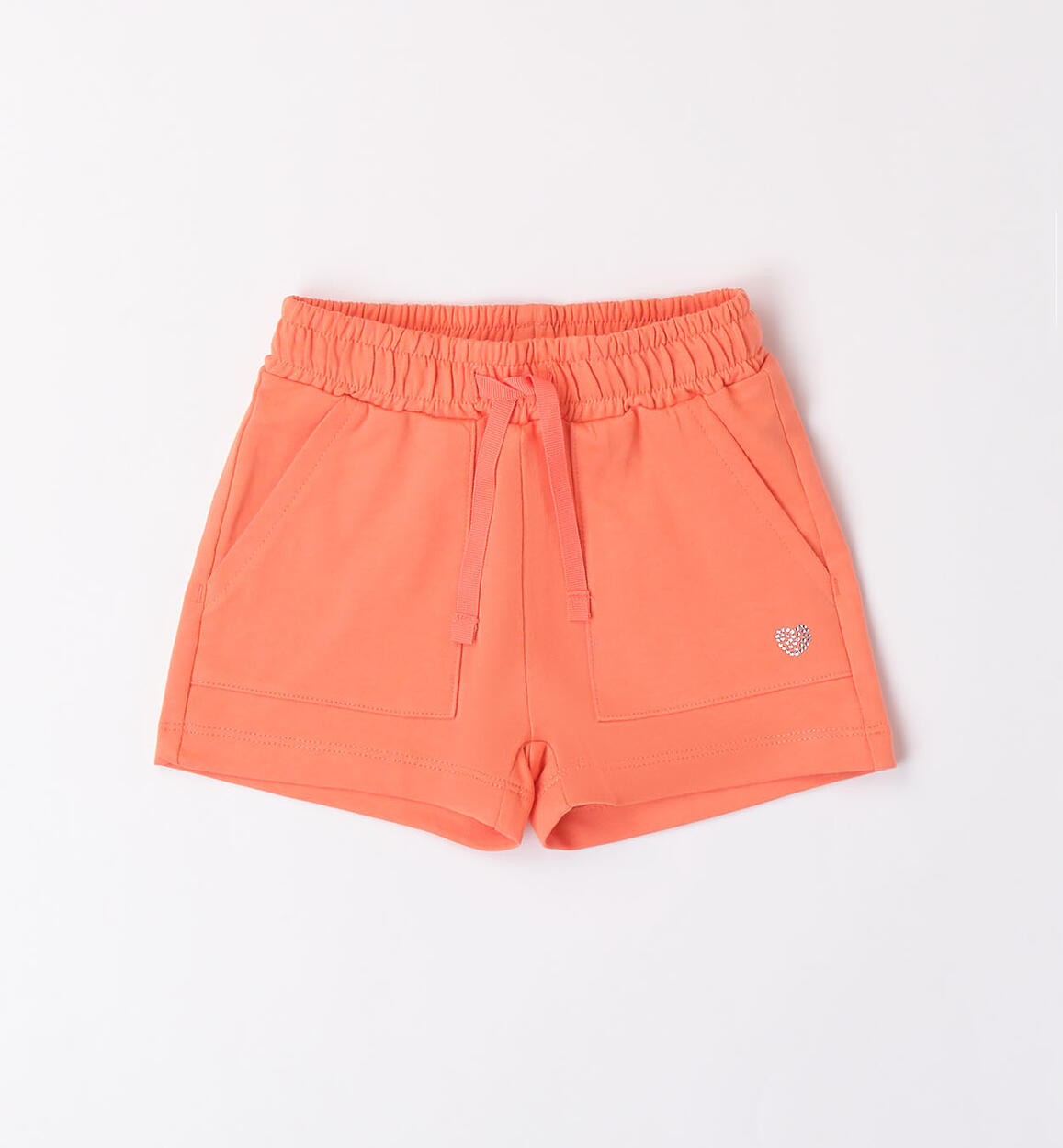 Pantalone corto per bambina ARANCIONE iDO