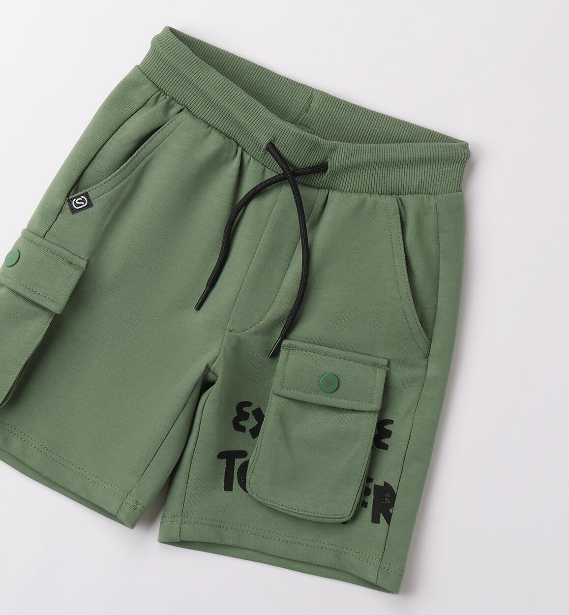 Pantalone corto per bambino DARK IVY GREEN-4723 - 1230B12100