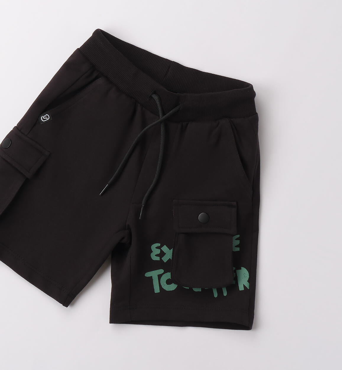 Pantalone corto per bambino NERO-0658 - 1230B12100