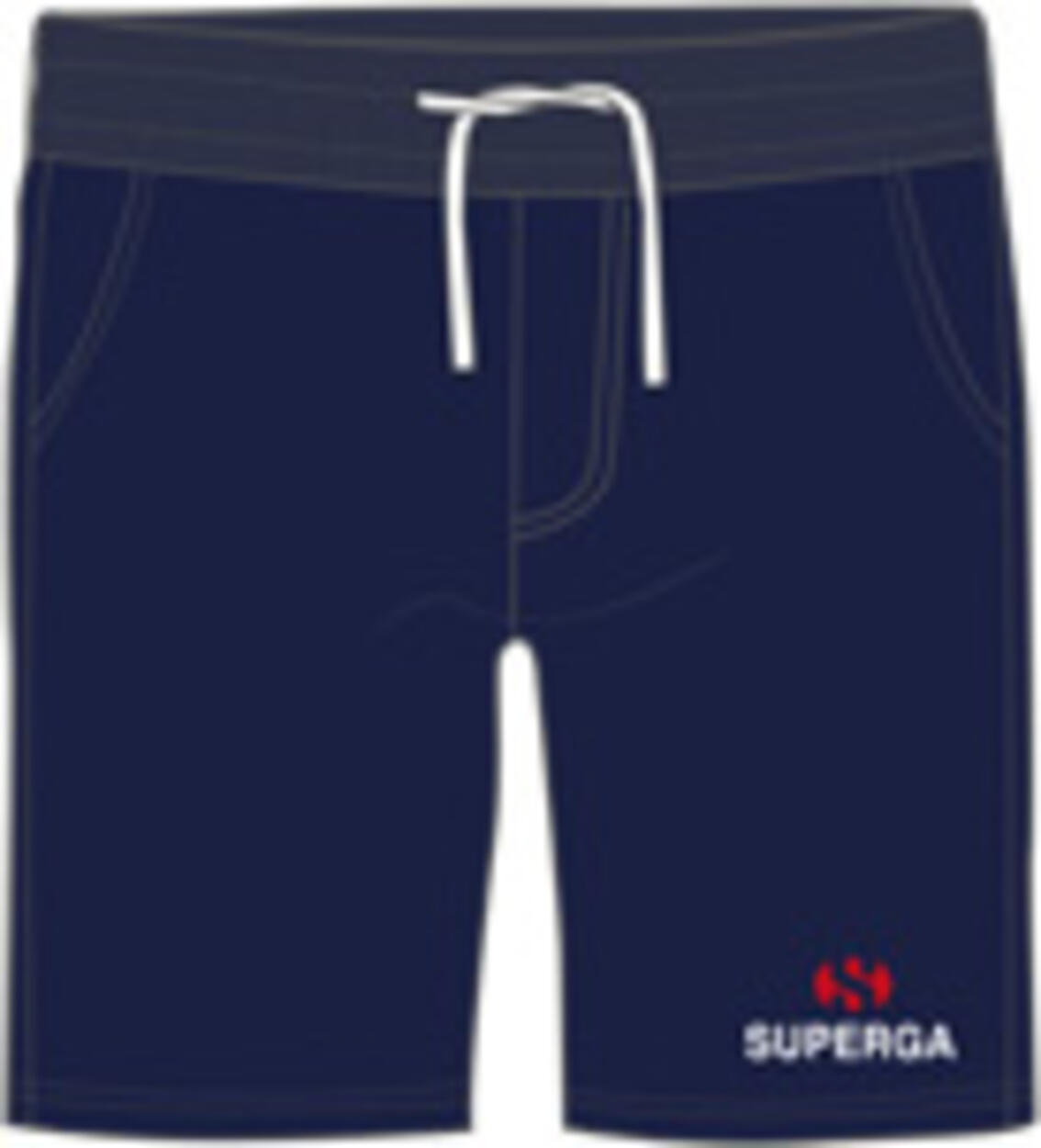 Pantalone corto Superga modello unisex BLU SUPERGA