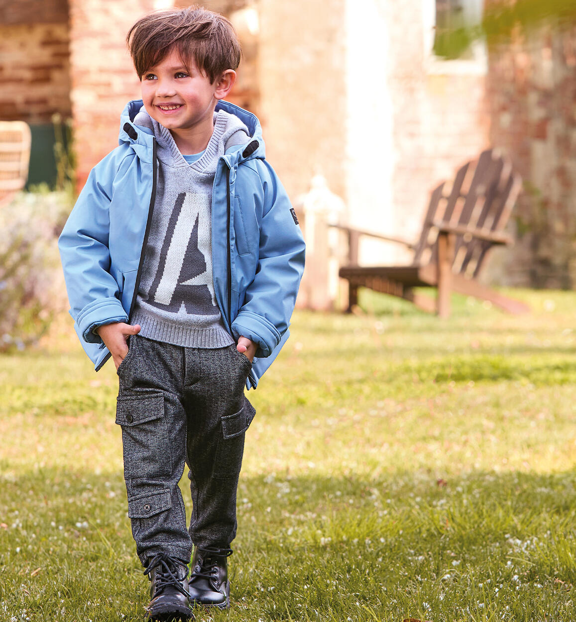Pantalone da bambino NERO Sarabanda