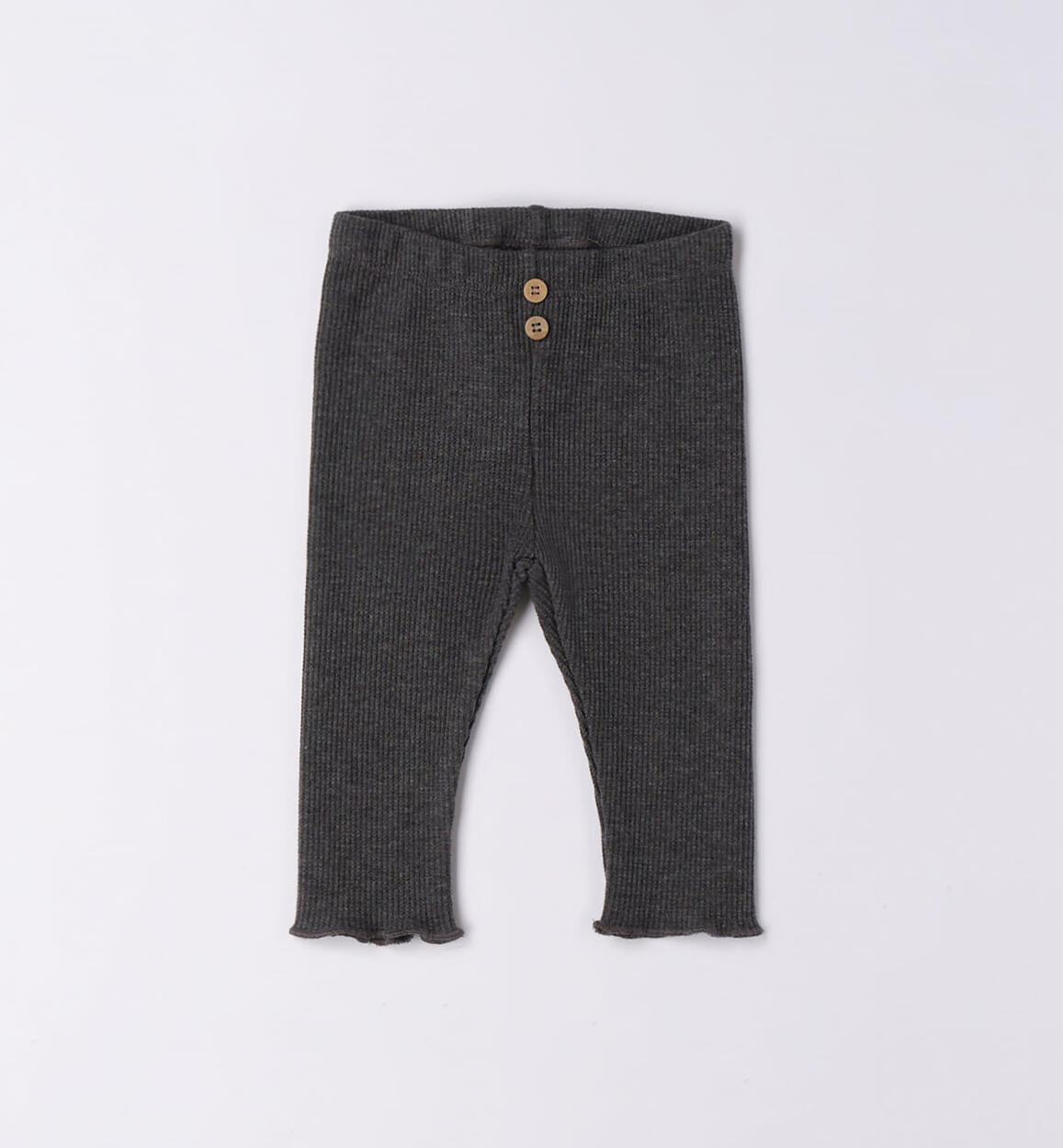 Pantalone neonata waffle GRIGIO iDO
