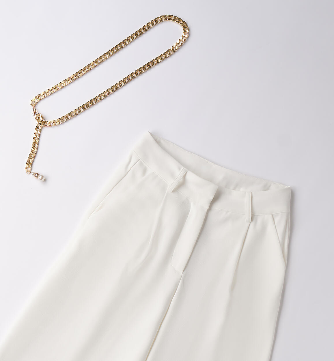 Pantalone ragazza con cintura PANNA-0112 - 2564B771K1