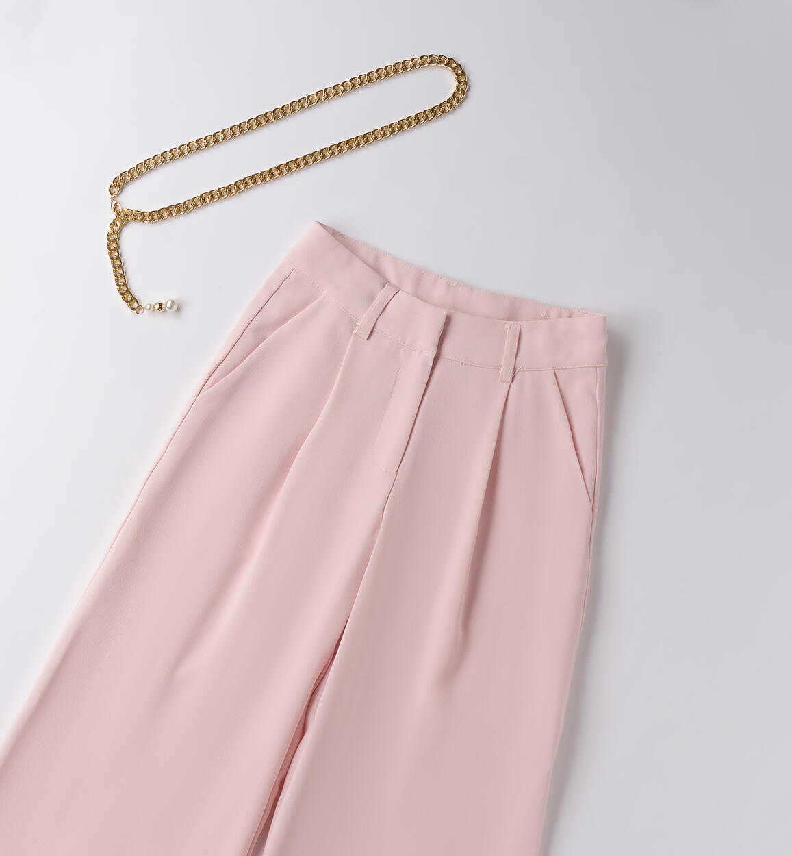 Pantalone ragazza con cintura ROSA-2765 - 2564B771K1