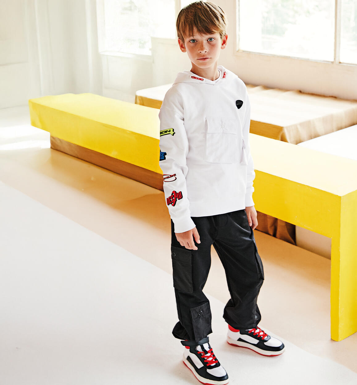 Pantalone ragazzo Ducati NERO DUCATI