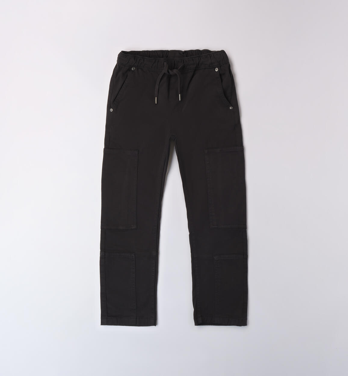 Pantalone ragazzo stretch NERO iDO