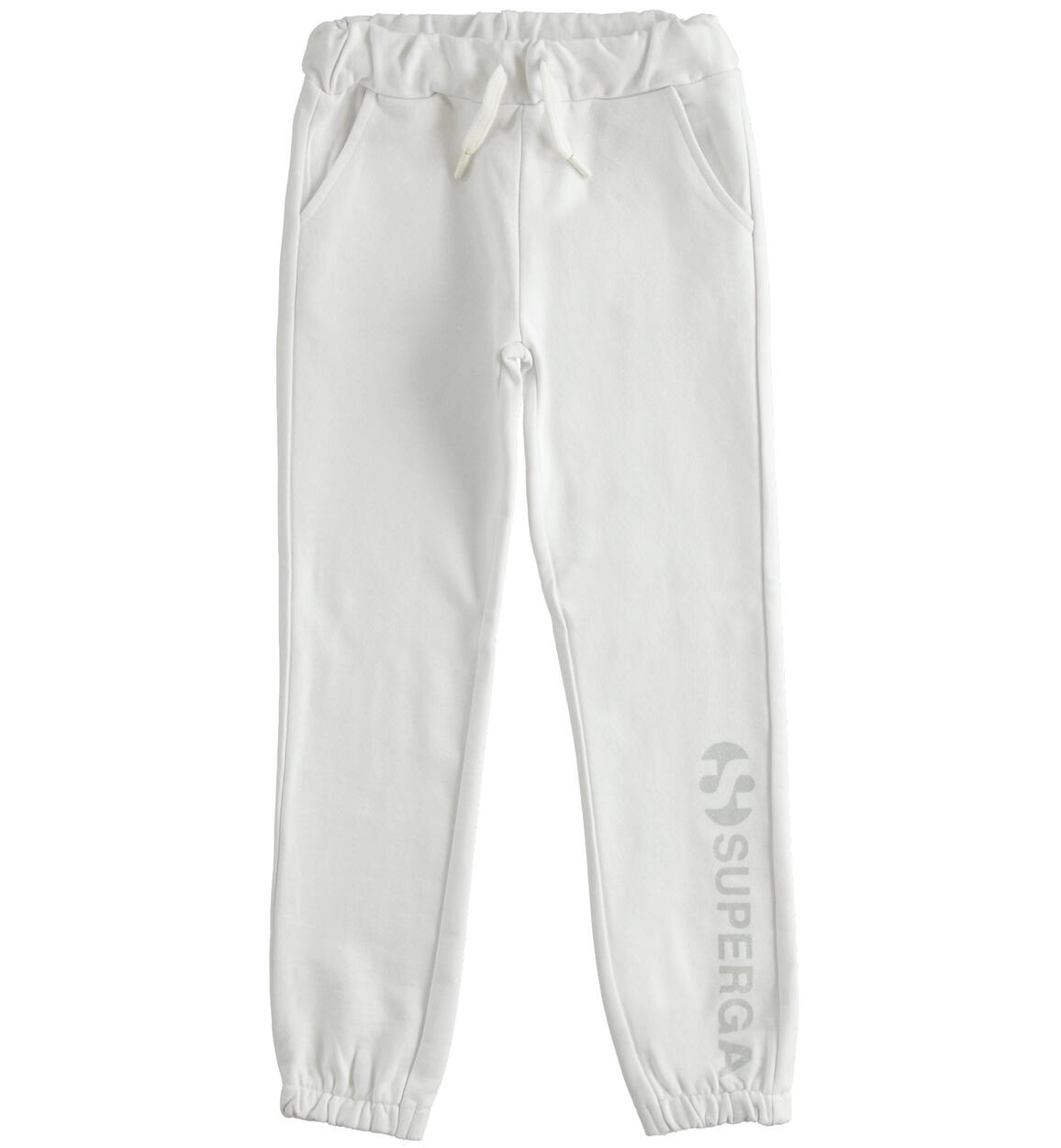 Pantalone sportivo ragazza Superga BIANCO SUPERGA ICON