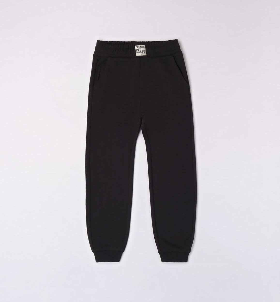 Pantalone tuta per ragazza NERO Sarabanda