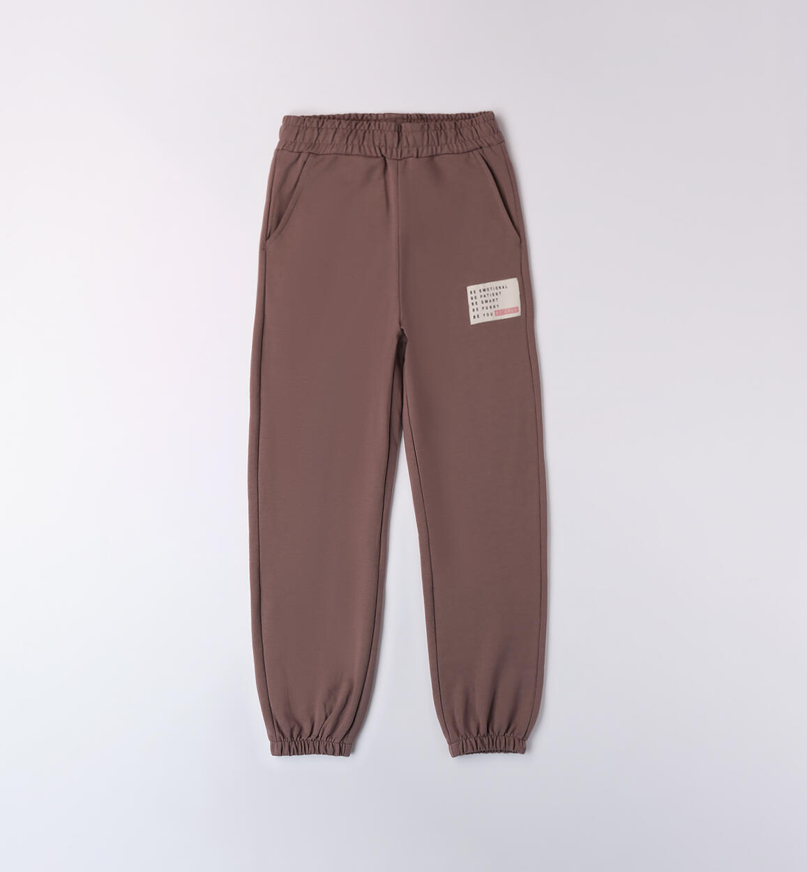 Pantalone tuta ragazza MARRONE iDO