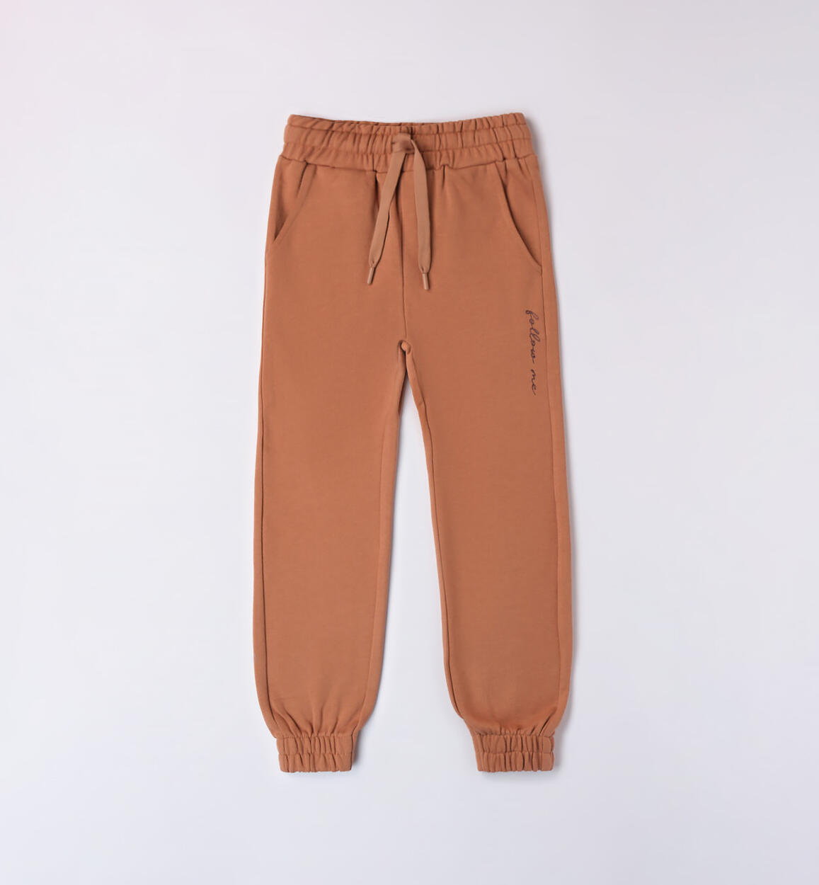 iDO printed tracksuit bottoms for girls from 8 to 16 years BROWN iDO