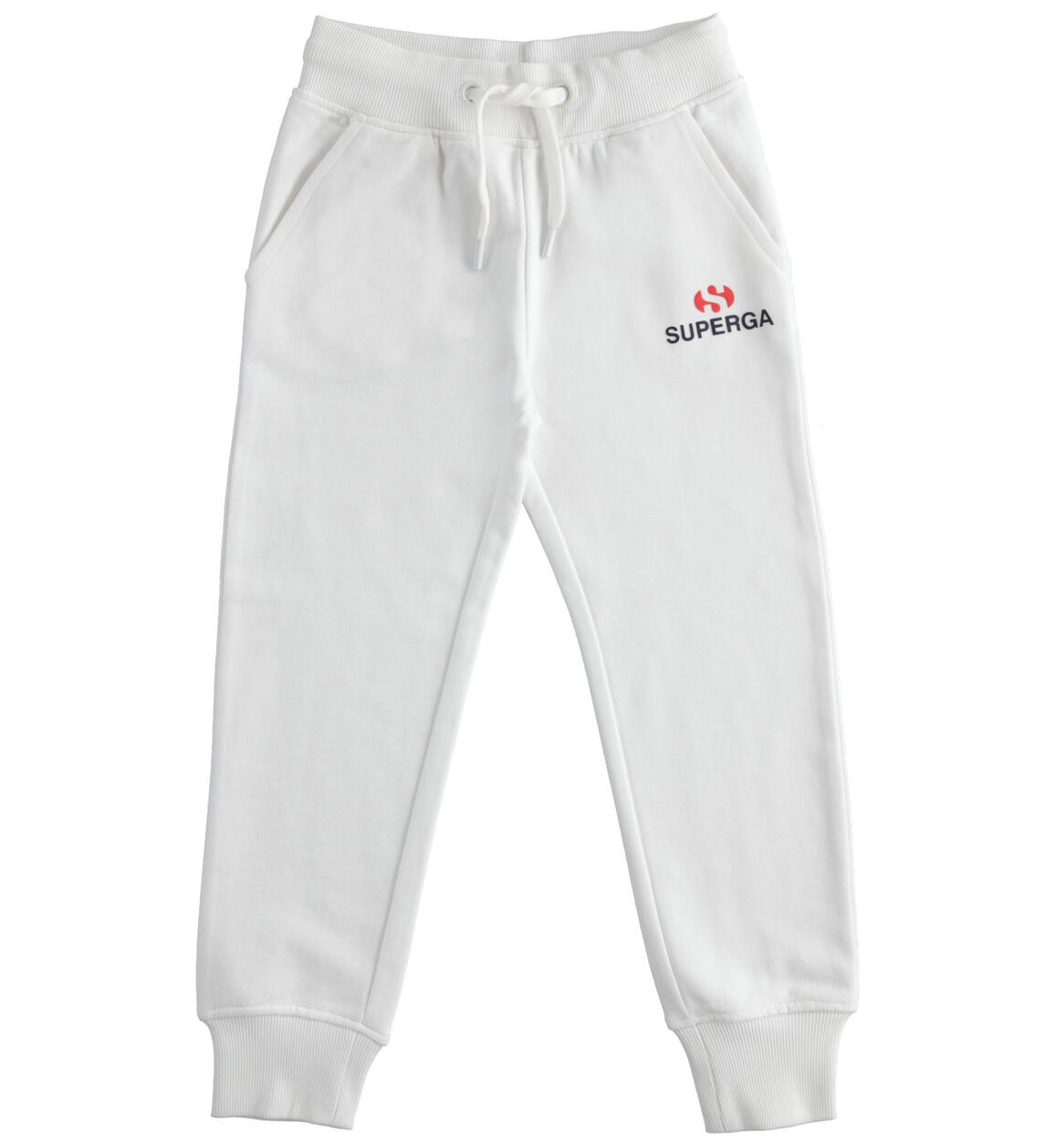 Pantalone tuta Superga 100% cotone BIANCO SUPERGA