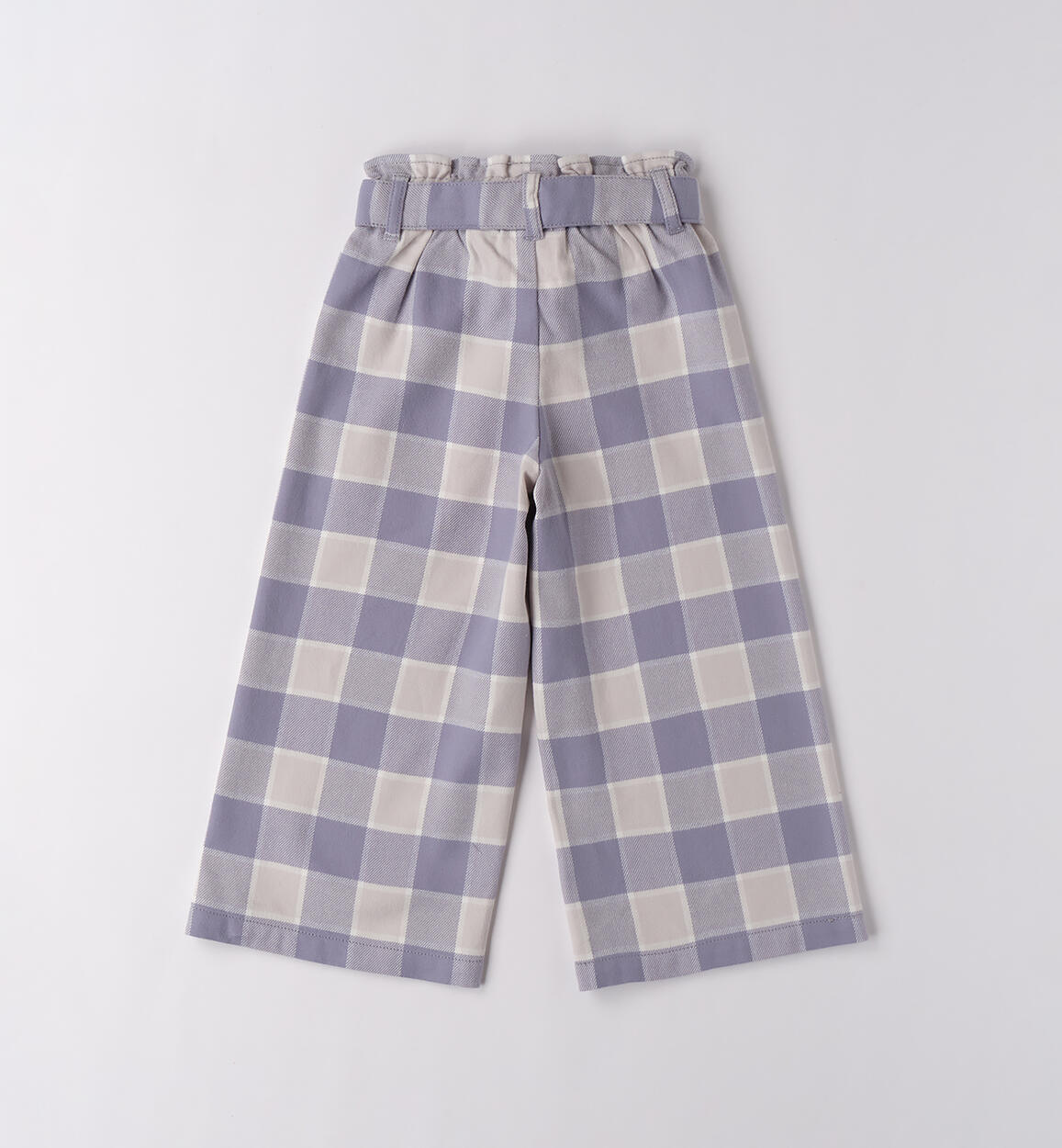 Pantaloni a quadri bambina GRIGIO-3518 - 1584F32400