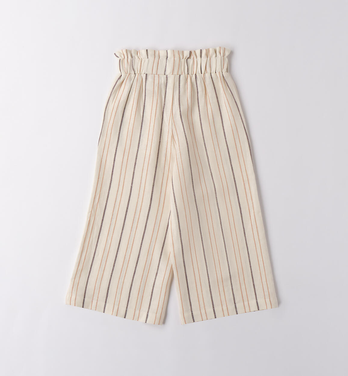 Pantaloni a righe bambina ECRU'-0133 - 1580B32300