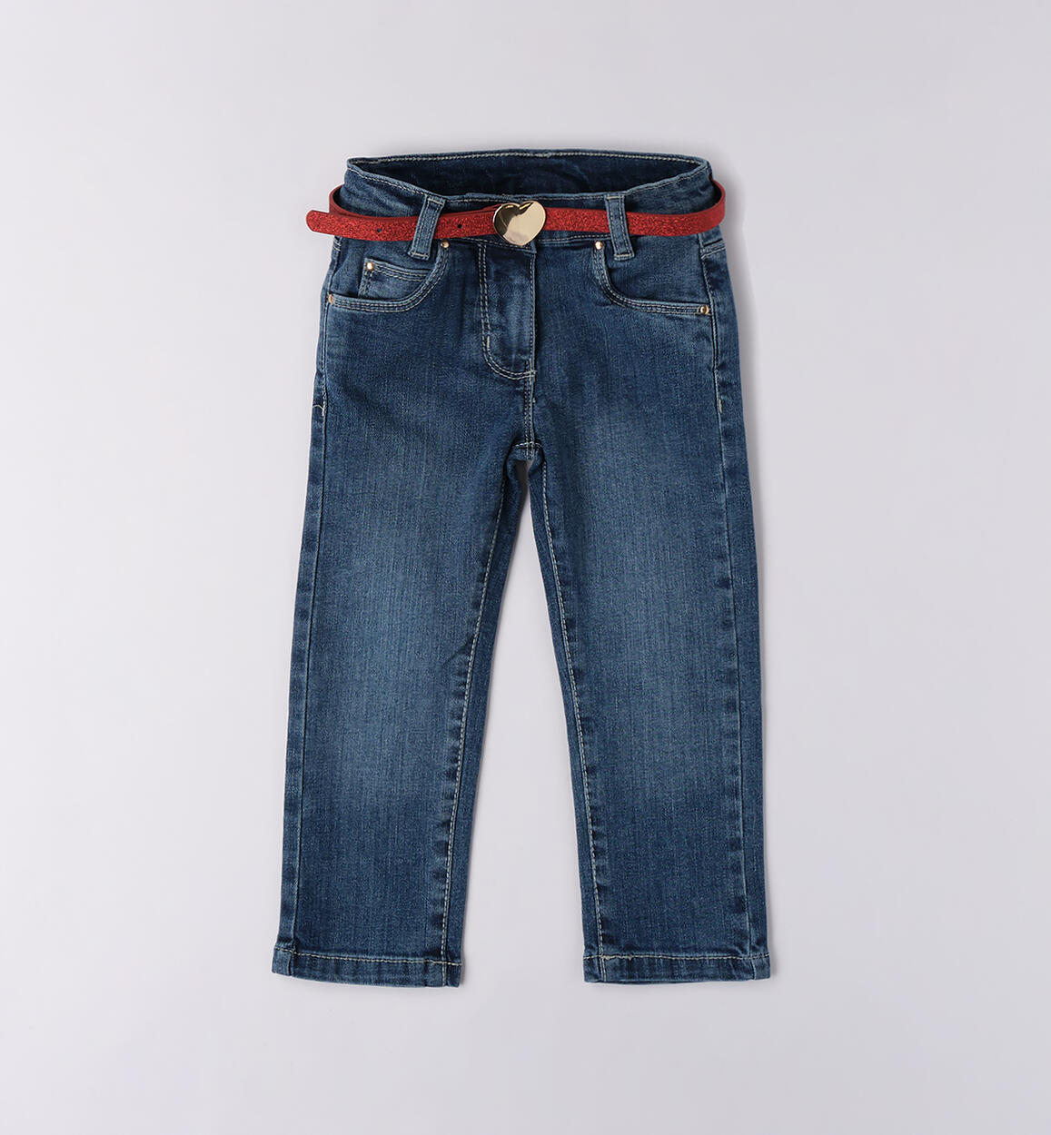 Pantaloni bambina con cintura BLU iDO