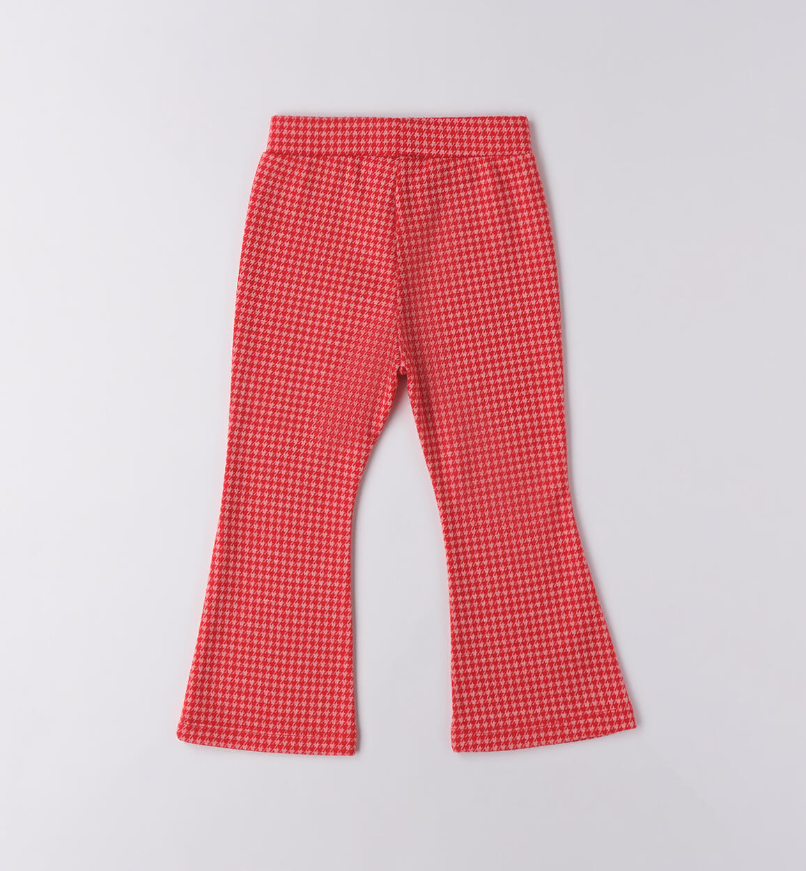 Pantaloni bambina pied de poule ROSSO-2236 - 1584F32700