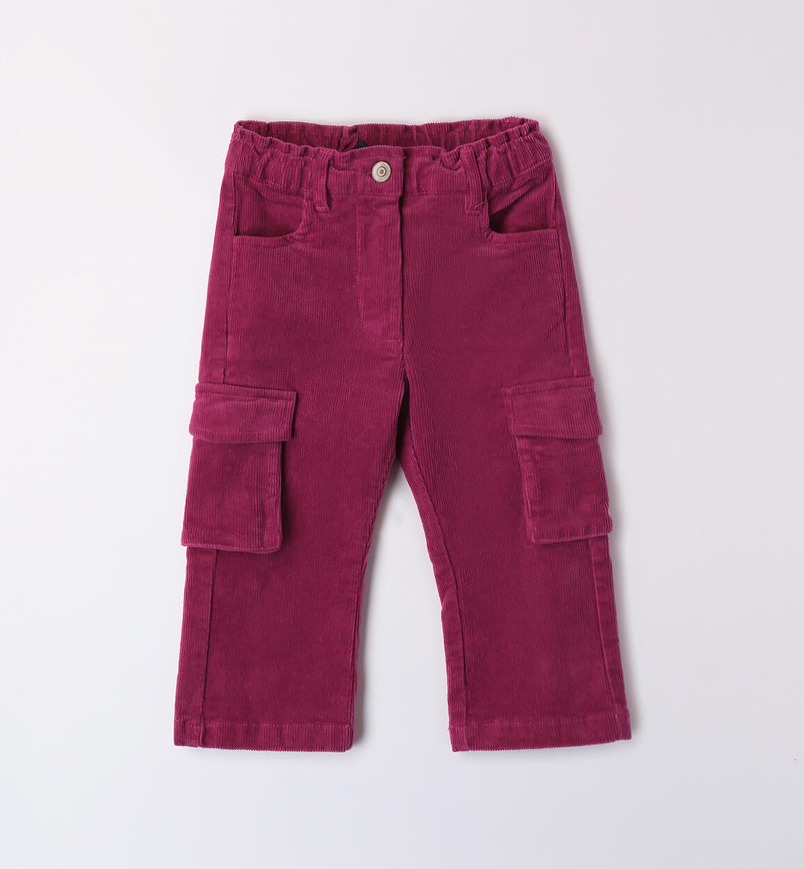 Pantaloni bambina tasche laterali ROSA Sarabanda