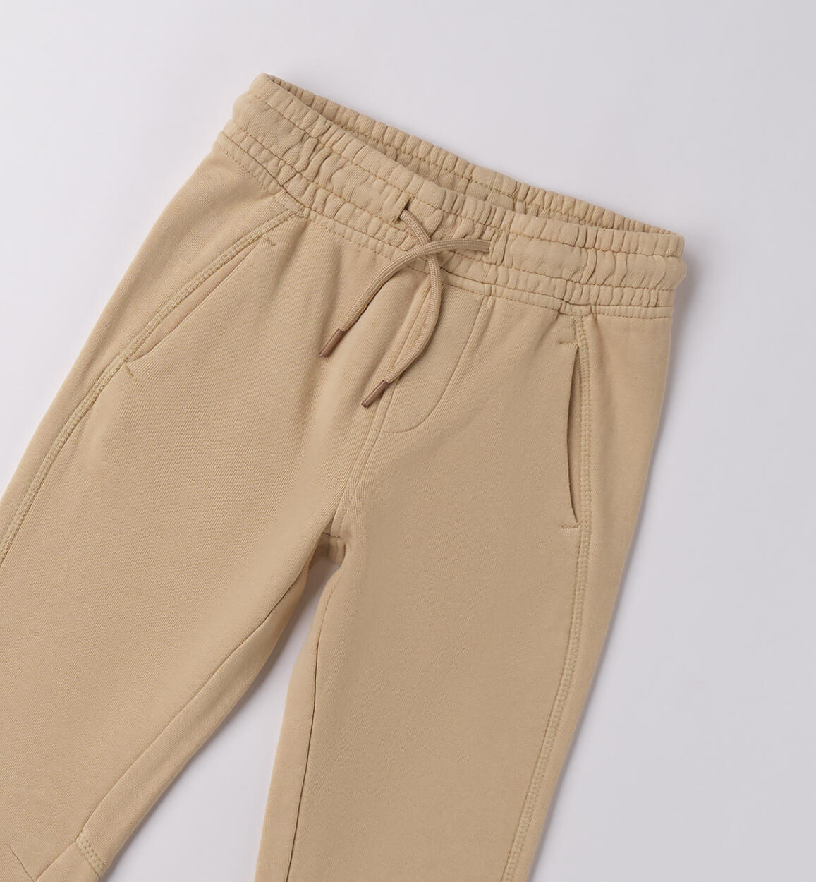 Pantaloni bambino 100% cotone BEIGE-0731 - 1224F68800
