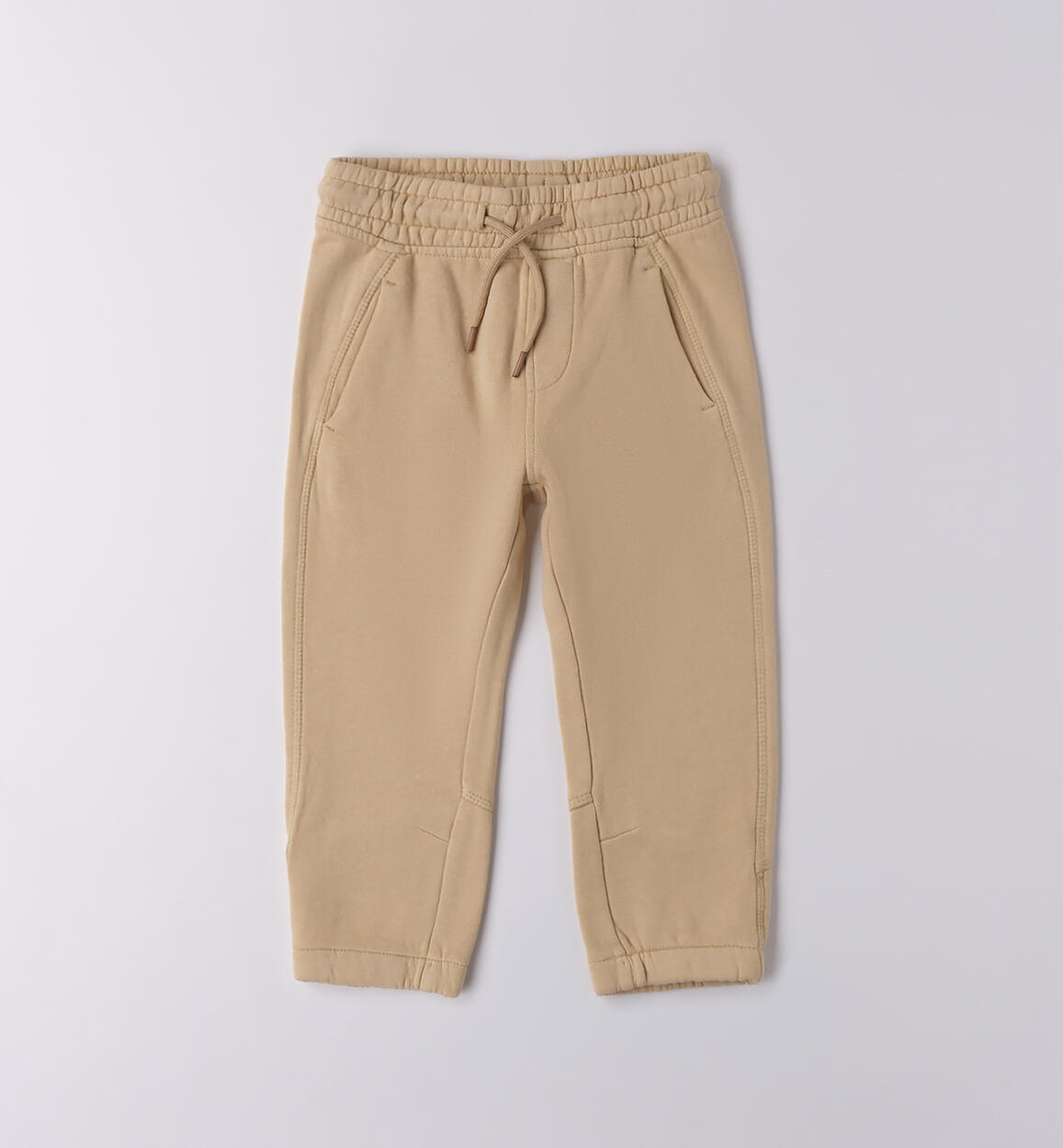 Pantaloni bambino 100% cotone BEIGE-0731 - 1224F68800