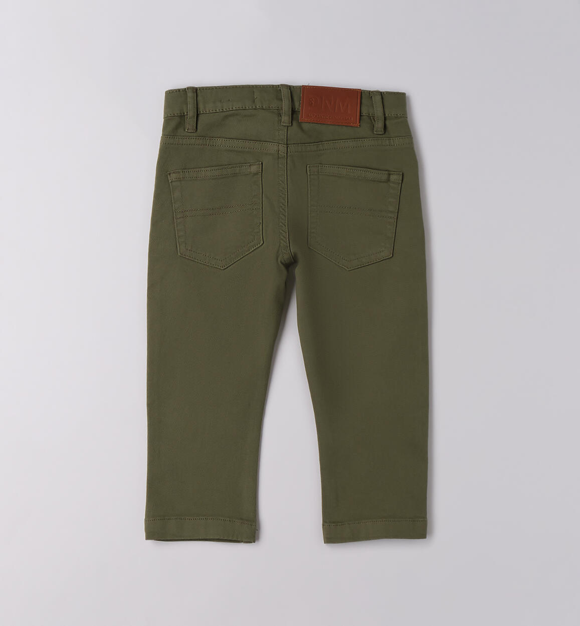 Pantaloni bambino con risvoltini VERDE SALVIA-4951 - 1224F67700