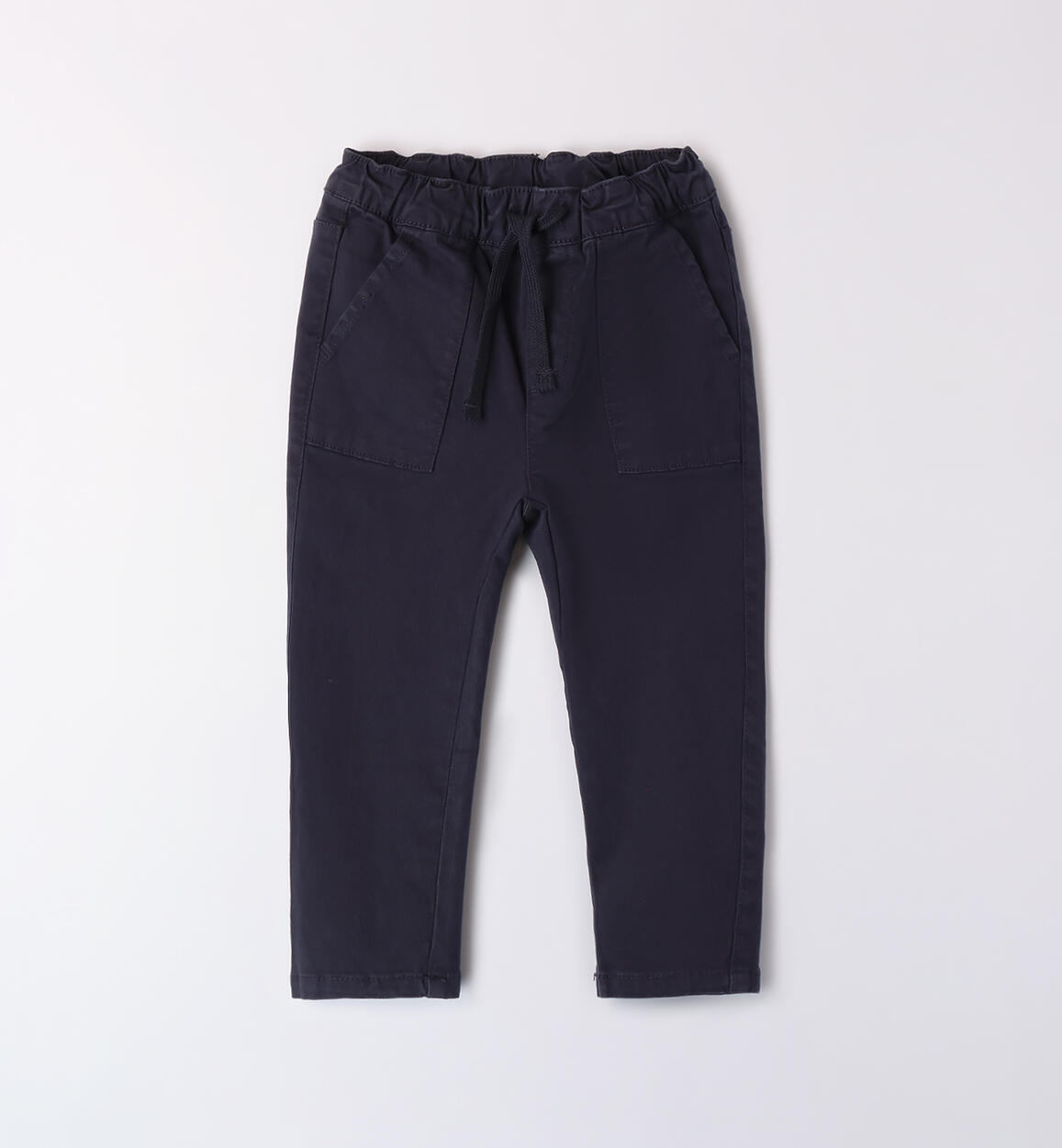 Pantaloni bambino con risvolto BLU iDO