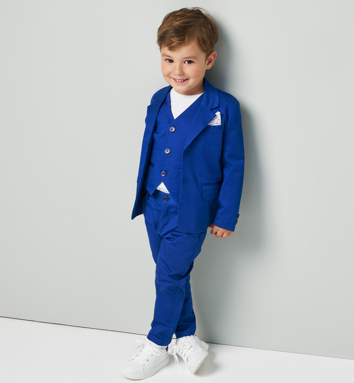 Pantaloni bambino eleganti BLU iDO