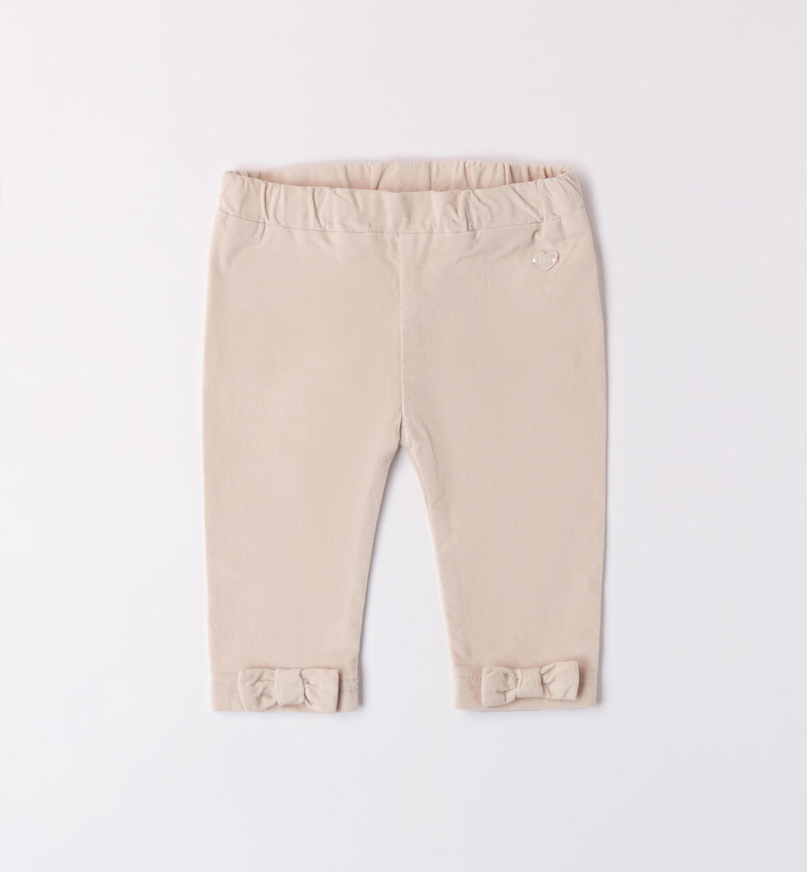 Pantaloni bimba con fiocchi PANNA Minibanda
