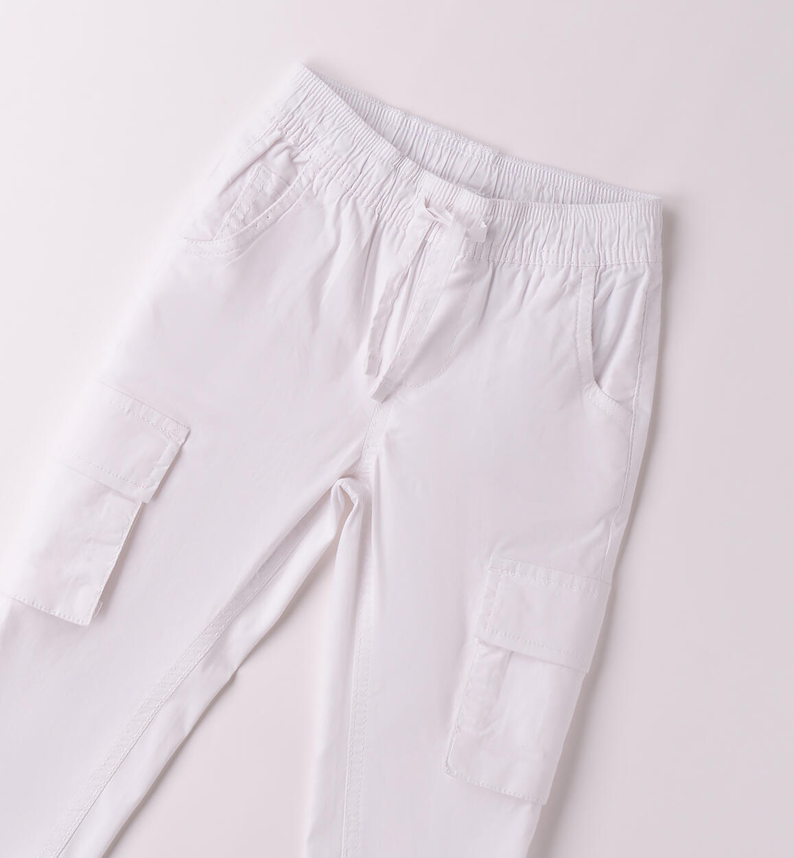 Pantaloni cargo bambino BIANCO-0113 - 1224B27700