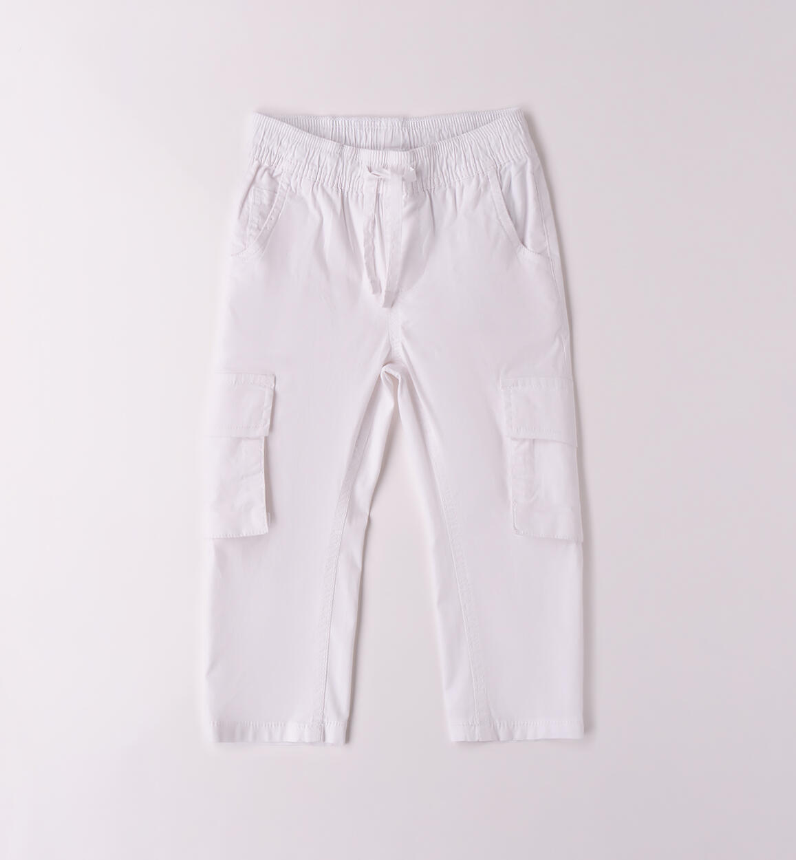Pantaloni cargo bambino BIANCO-0113 - 1224B27700