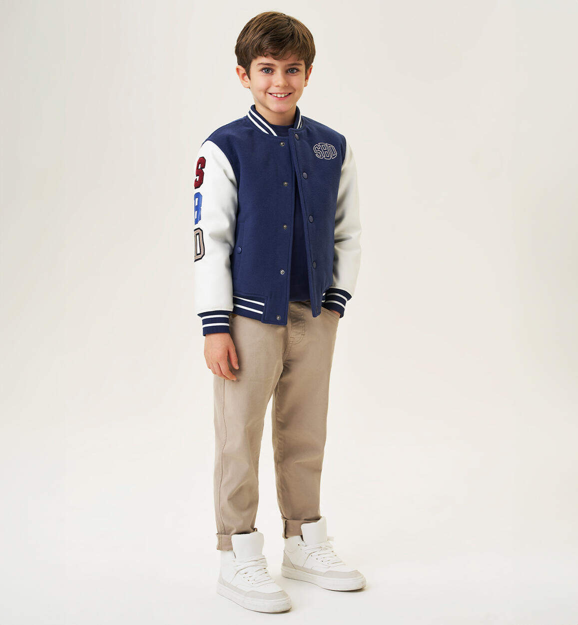 Pantaloni carrot fit bambino BEIGE Sarabanda