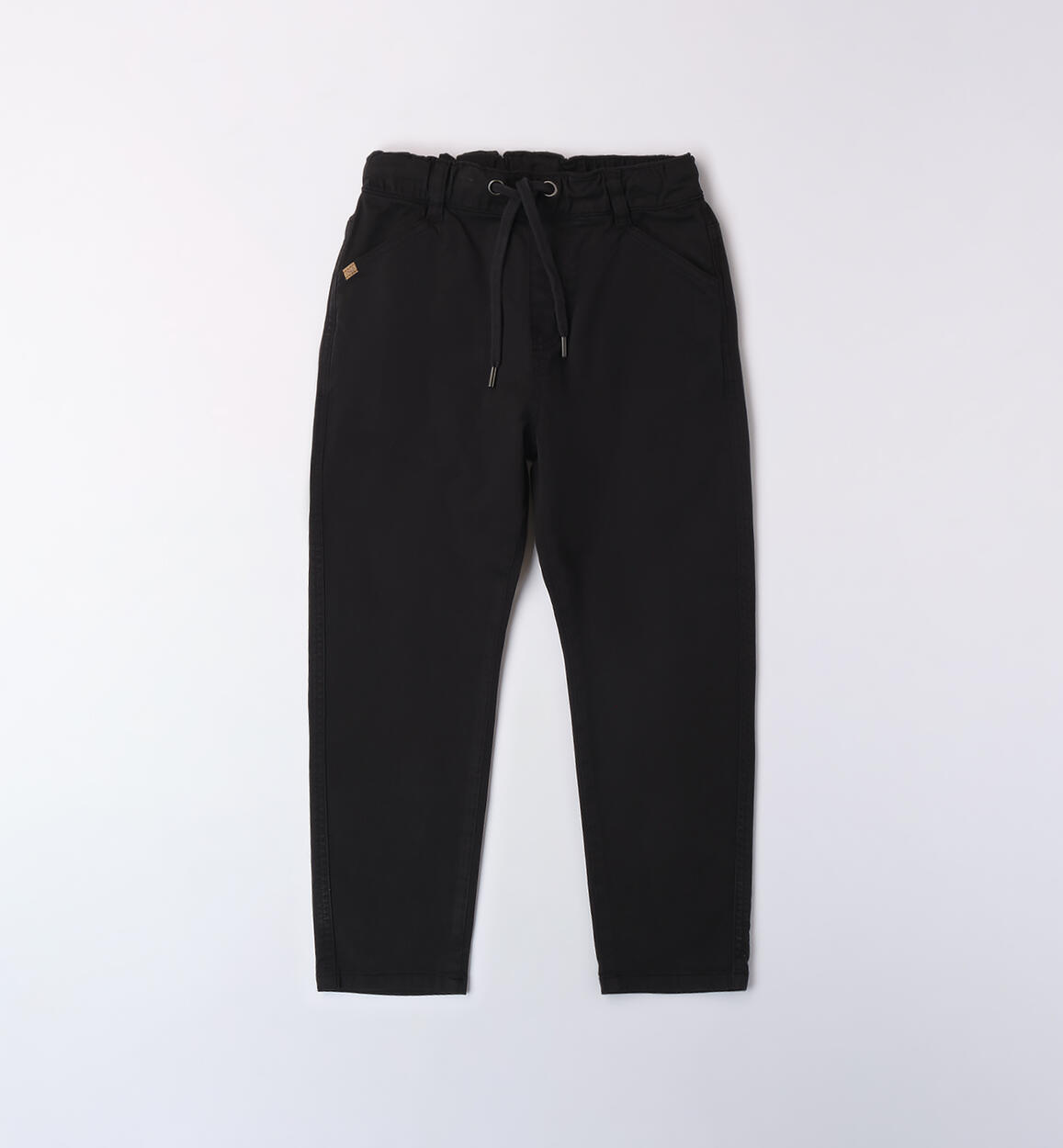 Pantaloni carrot fit bambino NERO Sarabanda