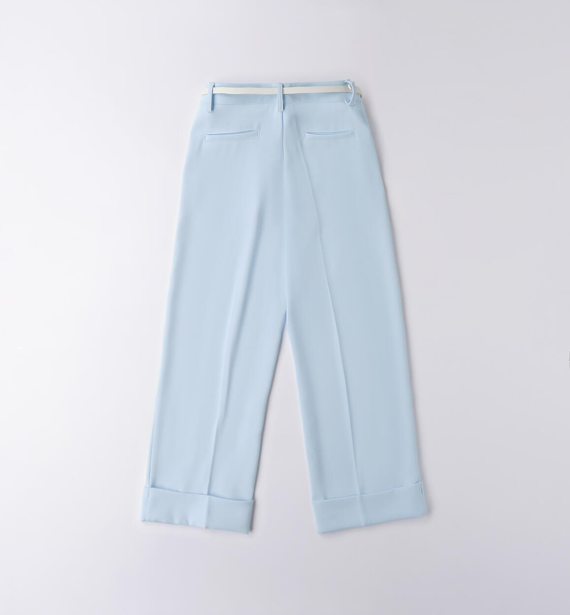 Pantaloni cerimonia bambina LIGHT BLUE-3881 - 2560B529K1