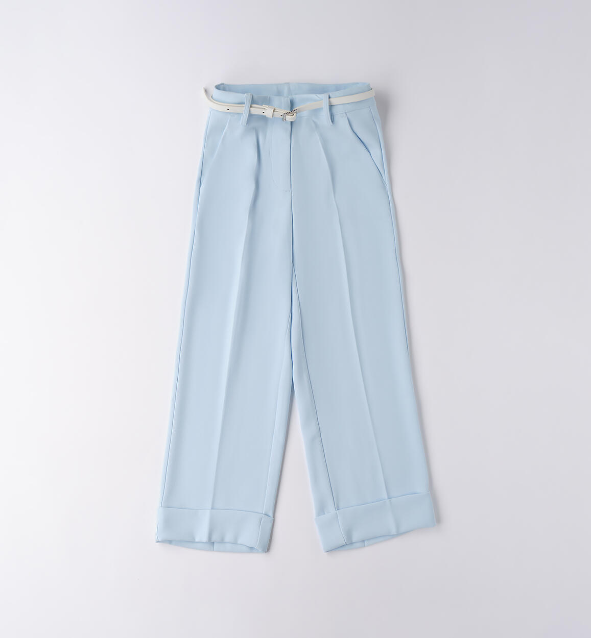 Pantaloni cerimonia bambina LIGHT BLUE-3881 - 2560B529K1