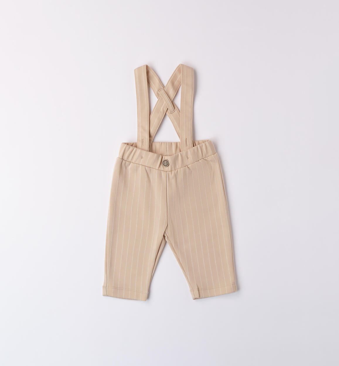Pantaloni con bretelle neonato BEIGE iDO