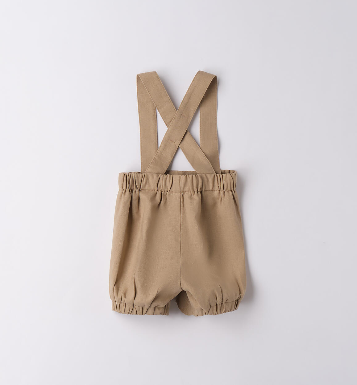 Pantaloni con bretelle neonato NOCCIOLA-0937 - 0233B62100