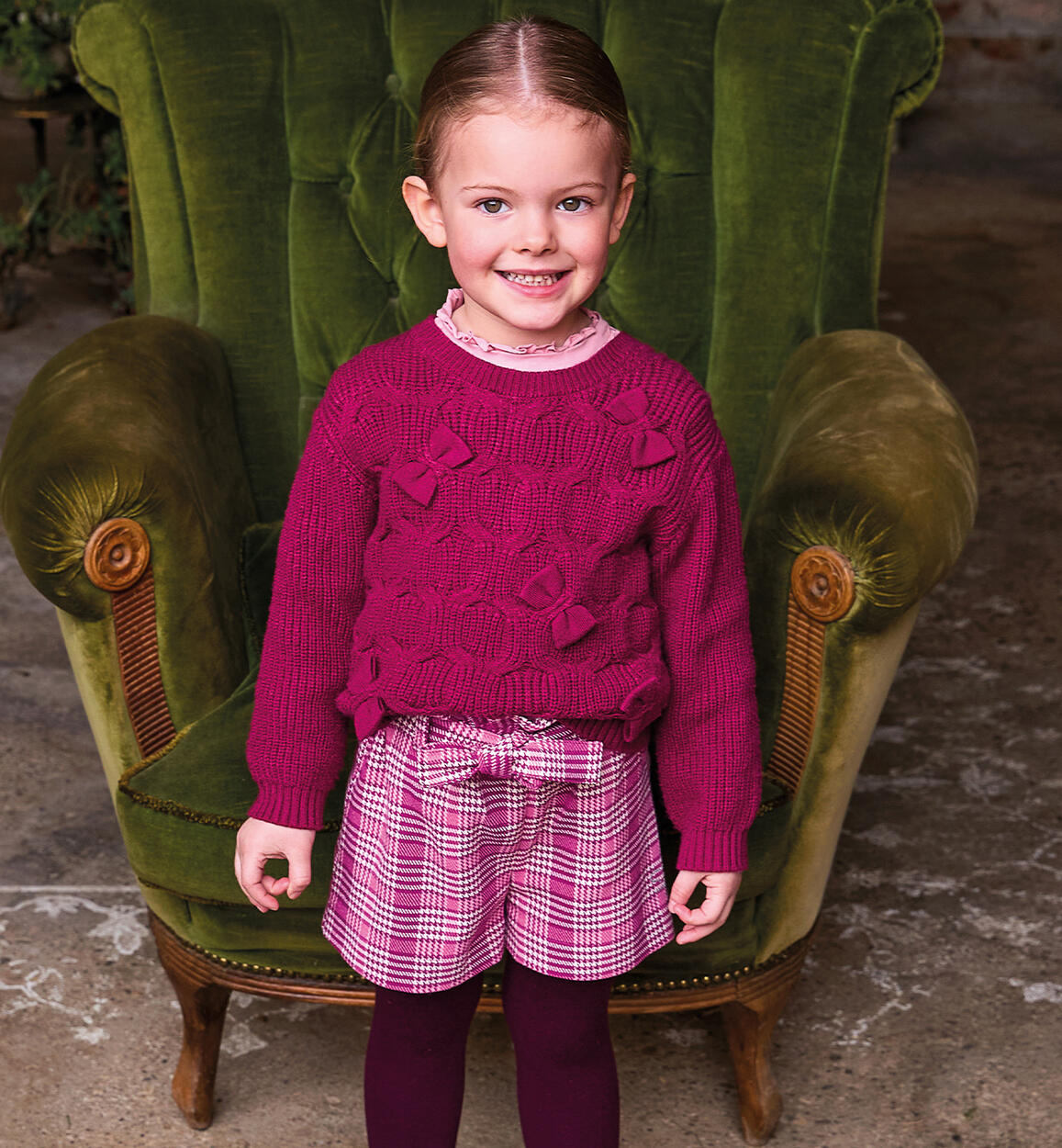 Pantaloni corti bambina ROSA Sarabanda