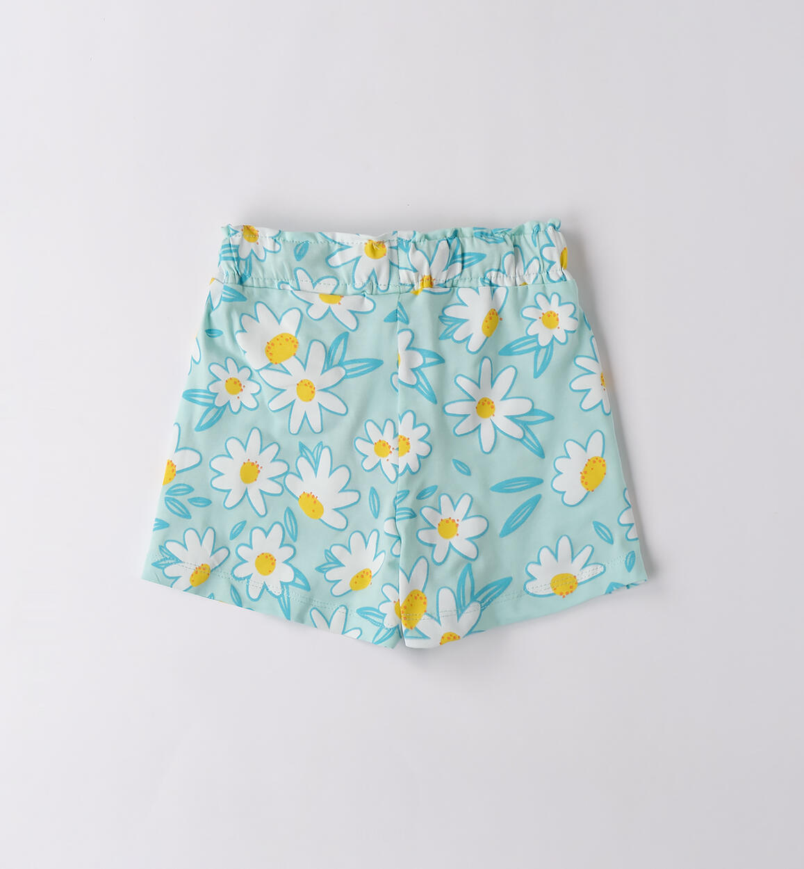 Pantaloni corti bambina TURCHESE-BIANCO-6BQC - 1594B546G1