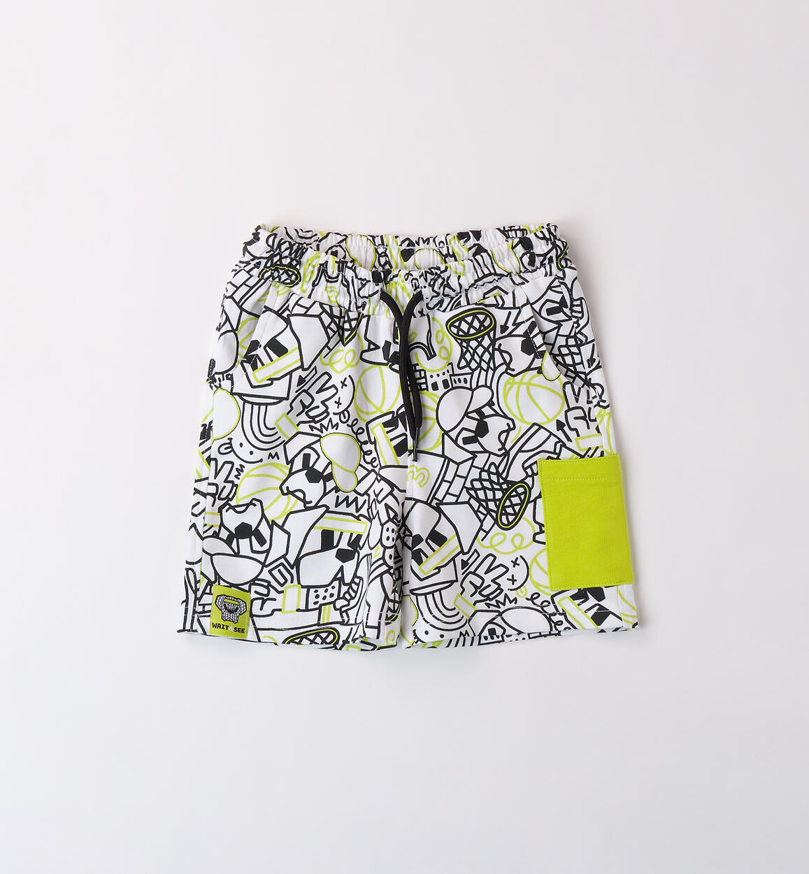 Pantaloni corti bambino BIANCO iDO