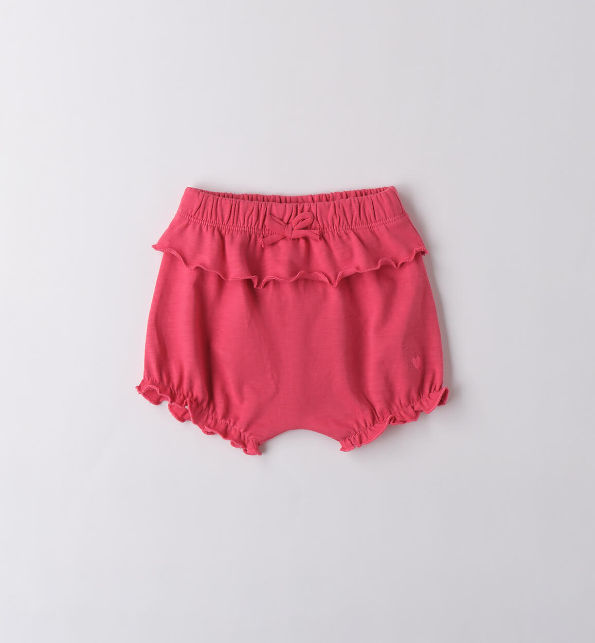 Pantaloni corti bimba FUCSIA iDO