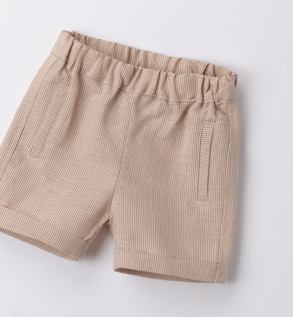 Pantaloni corti bimbo iDO ECRU'-BEIGE-6BFA - 0234B06800