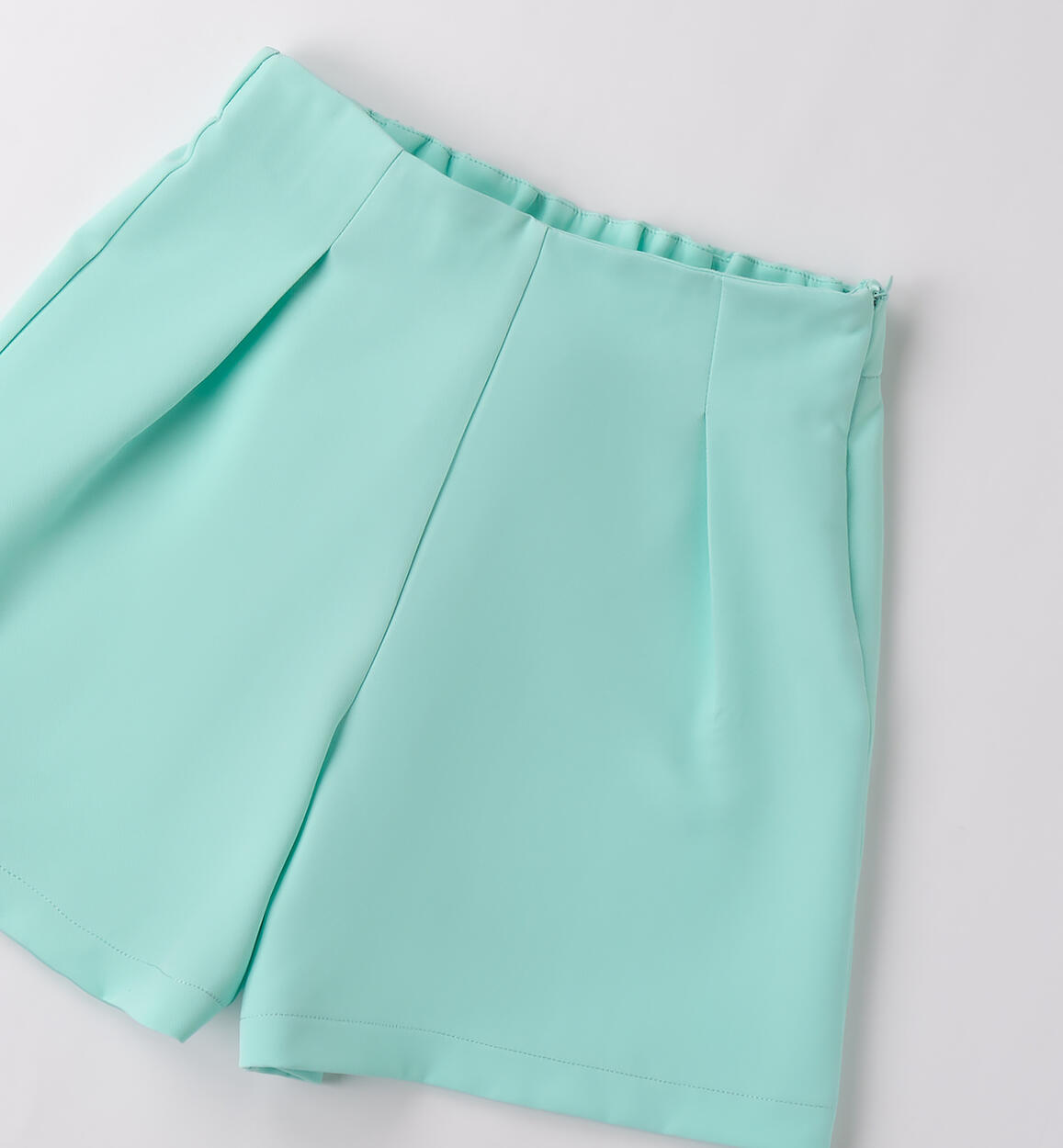 Pantaloni corti eleganti ragazza VERDE CHIARO-4634 - 2574B71800