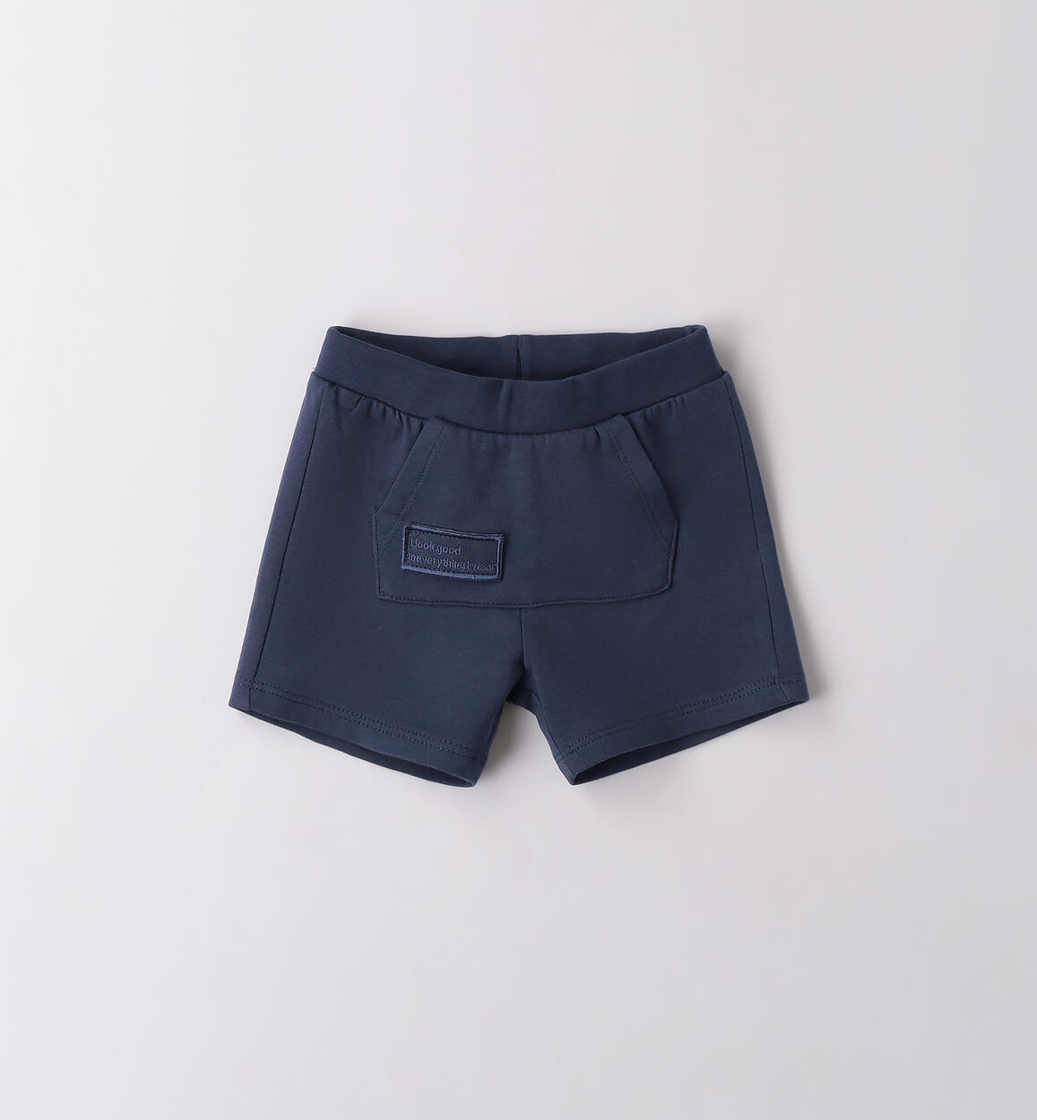 Pantaloni corti neonato BLU iDO