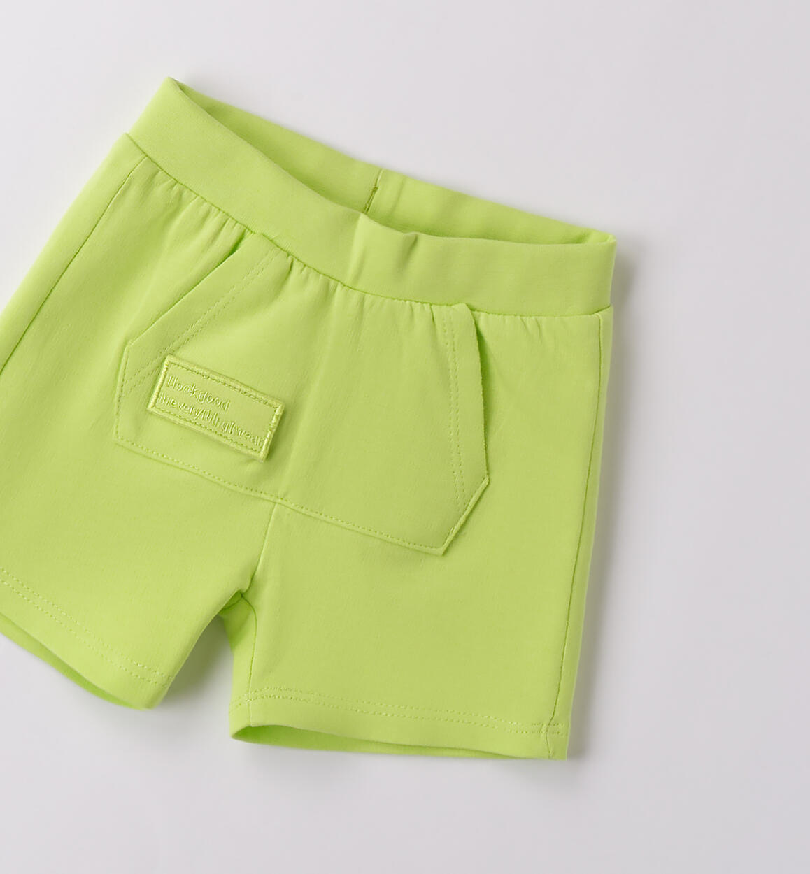 Pantaloni corti neonato VERDE ACIDO-5231 - 0234B17500