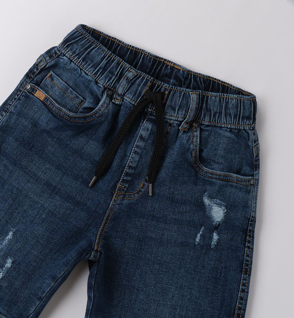 Pantaloni corti per ragazzo STONE WASHED-7450 - 2530B76400