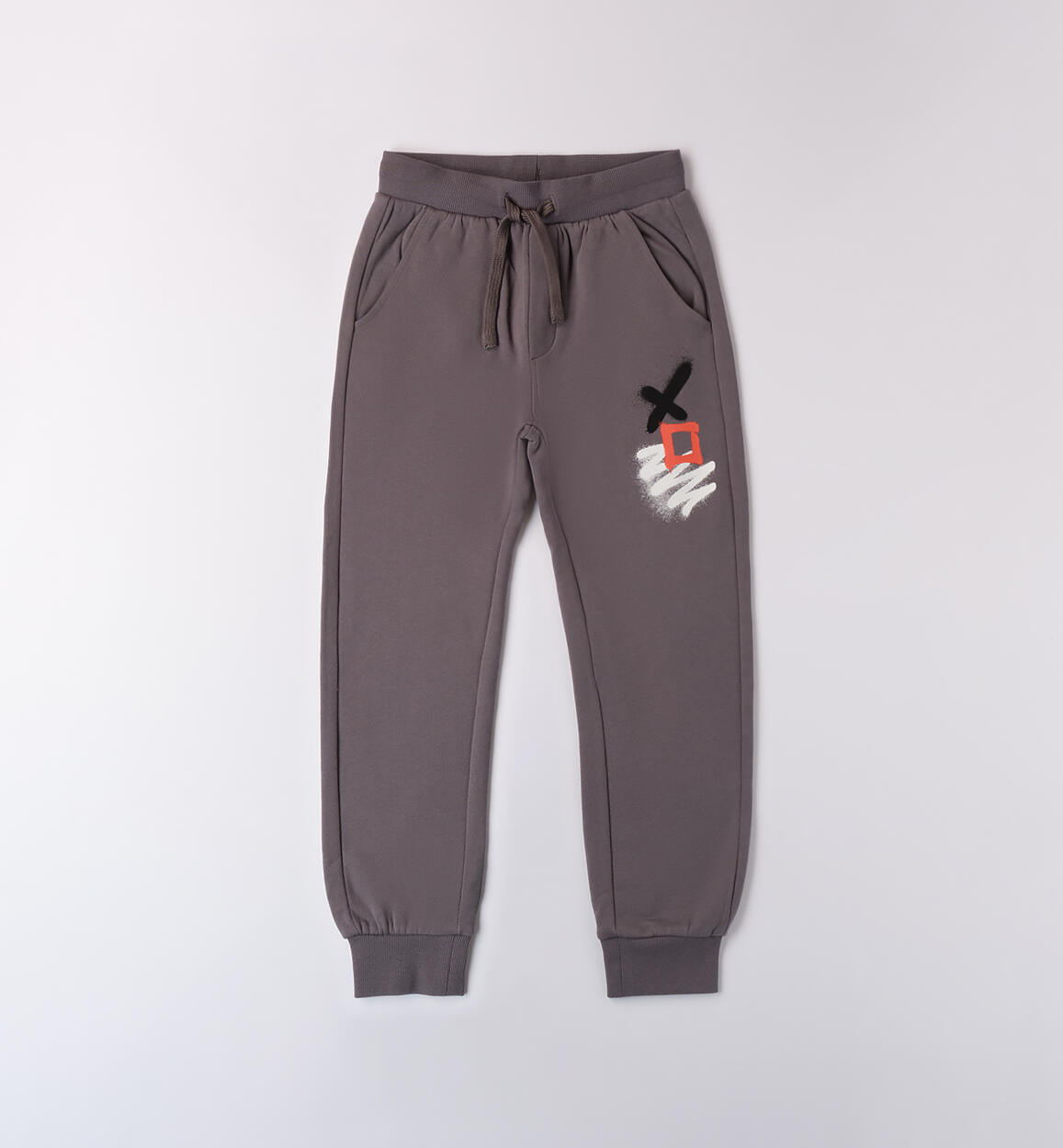 Pantaloni cotone ragazzo GRIGIO iDO