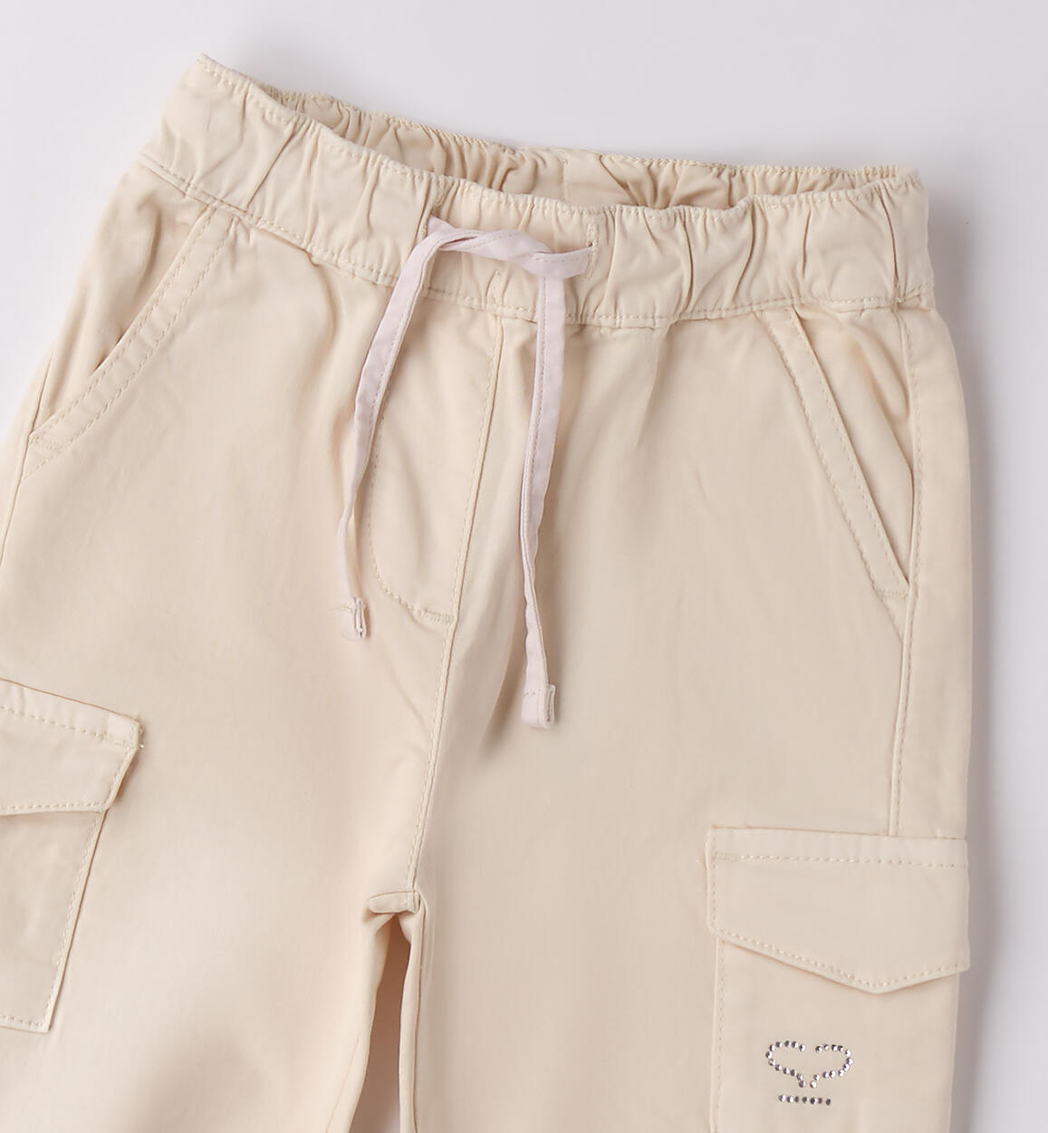 Pantaloni da bambina CREMA-0921 - 1580F23200