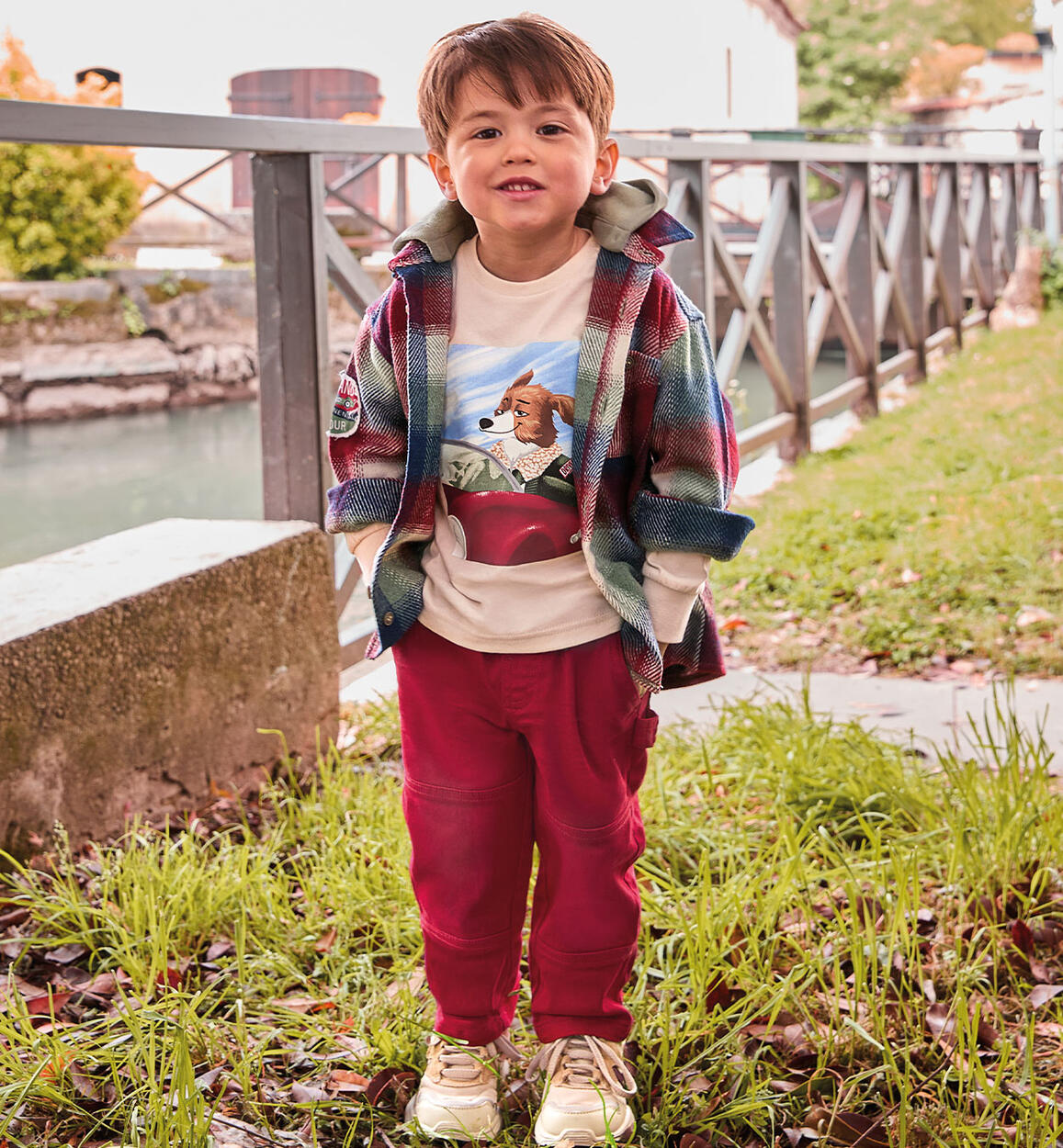 Pantaloni da bambino Sarabanda ROSSO Sarabanda