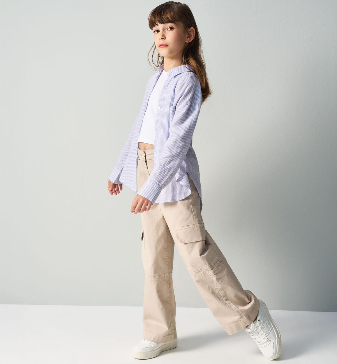 Pantaloni da ragazza BEIGE iDO