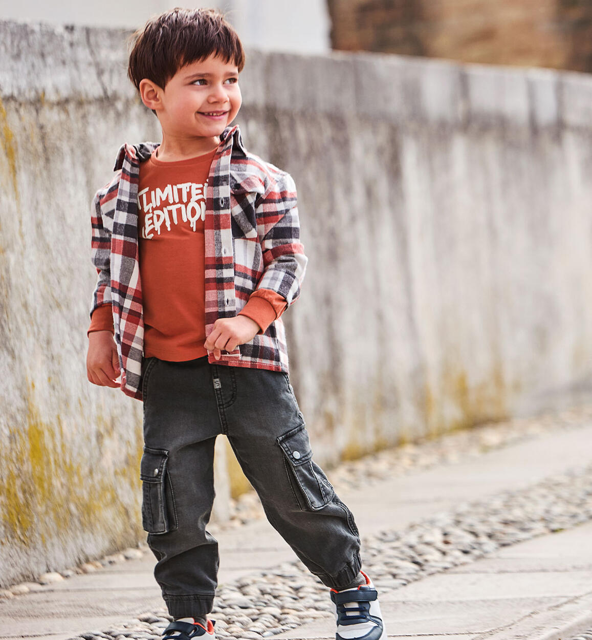 Pantaloni di jeans bambino GRIGIO Sarabanda